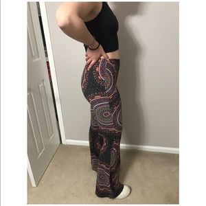 Flare stretchy pants